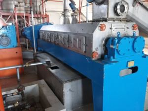 Peiriant Gwneud Prydau Pysgod Gwasg Twin Screw